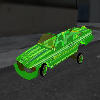 LIME GREEN MONEY MAKER Town Car